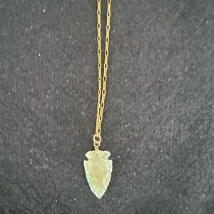 Opal Arrowhead Necklace